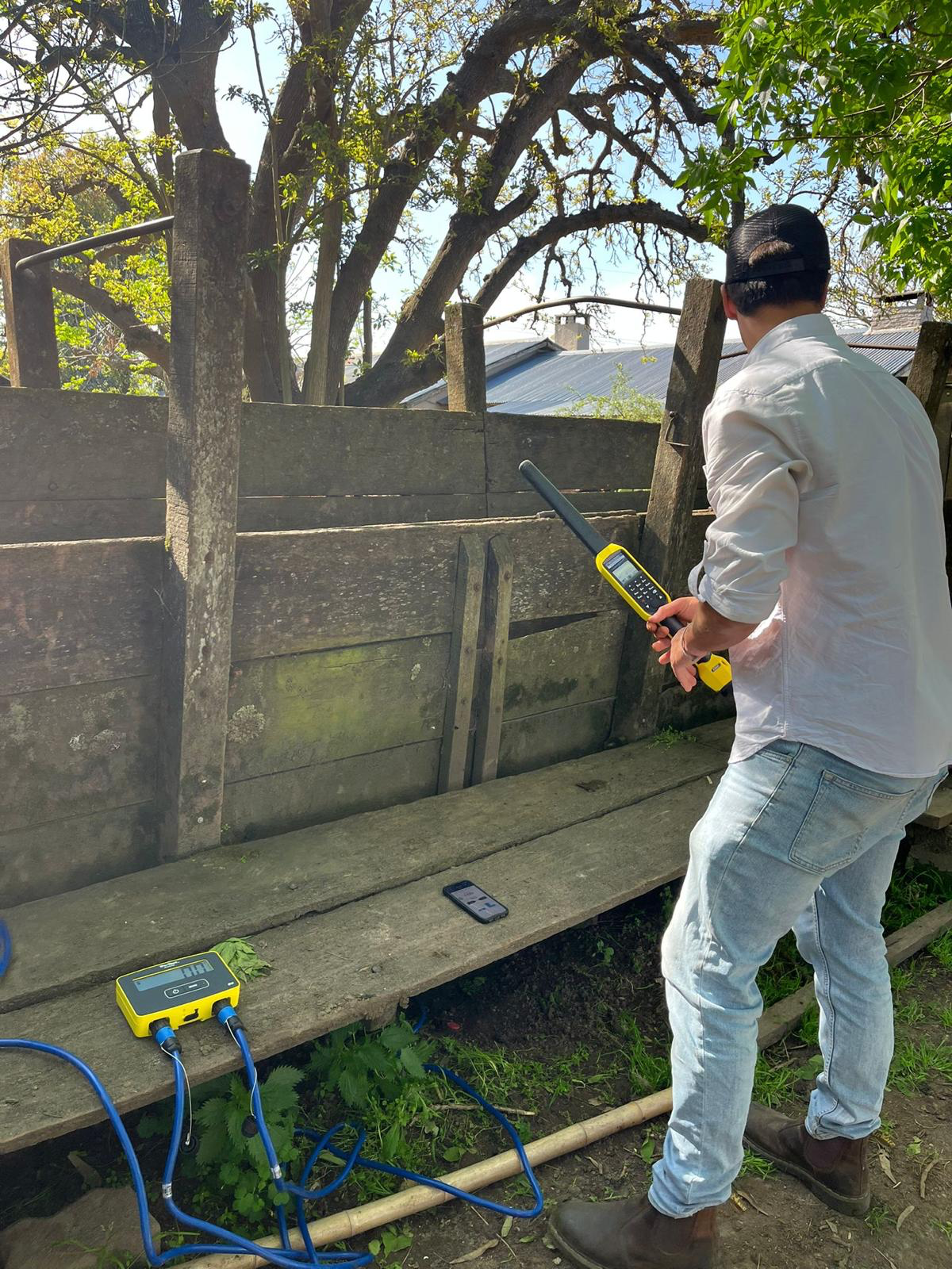 Control de hacienda con scanner electrónico